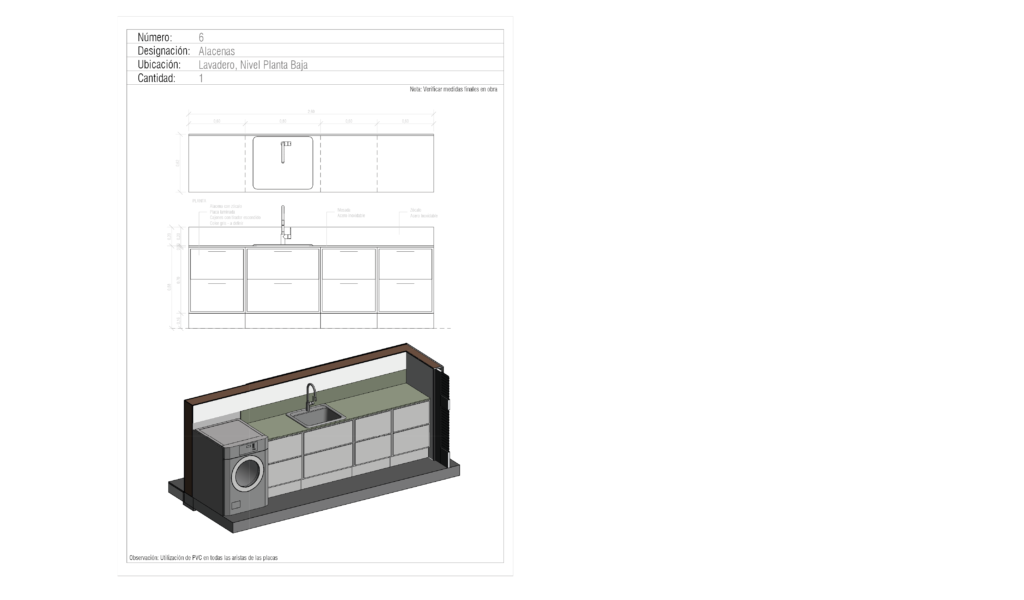 planilla mobiliario lavadero