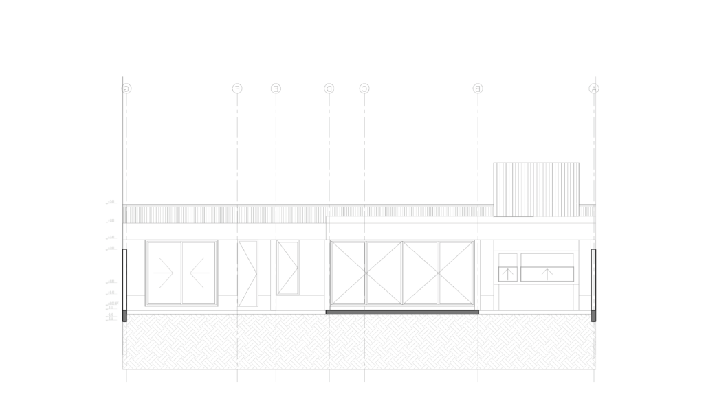 corte ii. fachada quincho